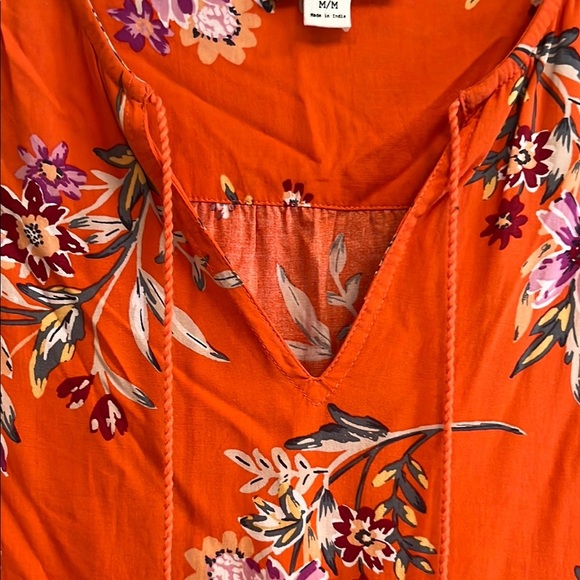 Beachlunchlounge Orange Floral Dress - Picture 3 of 5